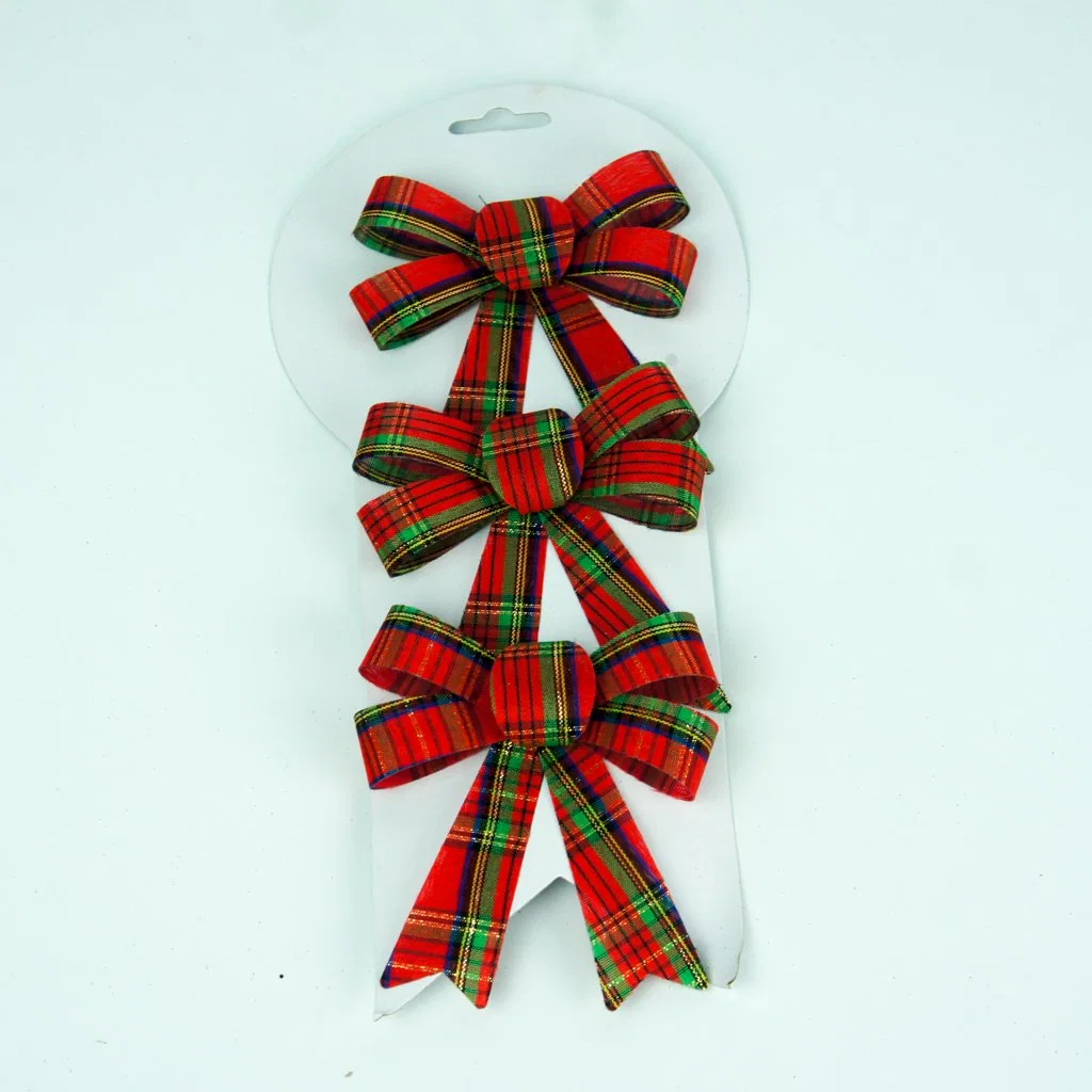 Elegant Handmade Tree Decoration Home Ornament Christmas Ribbon Bows15