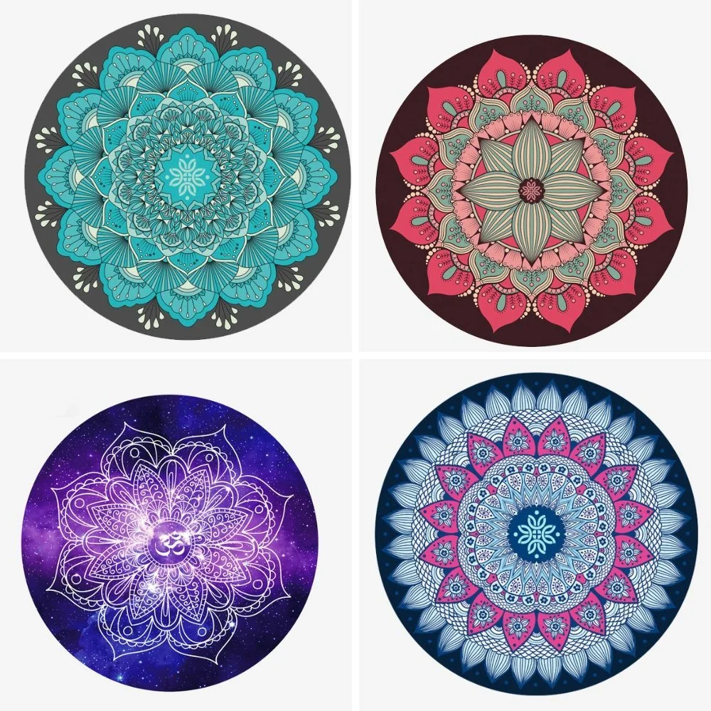 Picnic Rugs 70 Inch Circle Round Table Cloth/Yoga Mat Meditation Wyz23488