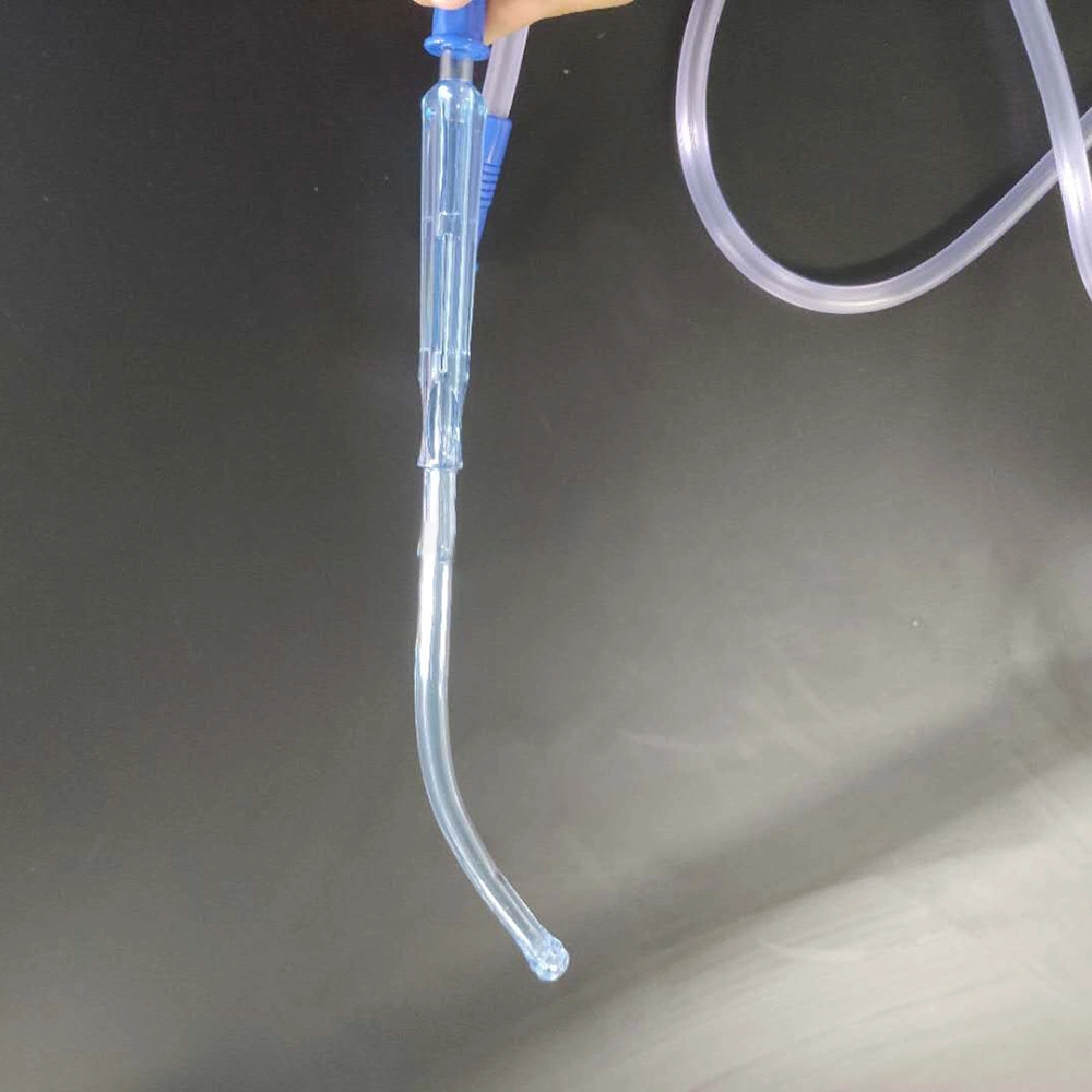 Medical Disposable Clear Suction Connection Tube with Yankauer Handle Suction Tube