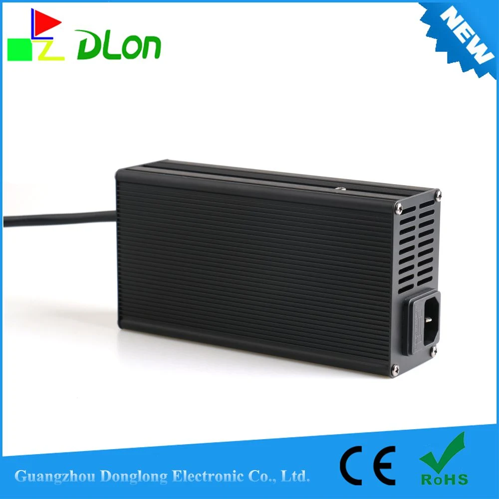 240W Li Ion Charger 42V 5A 36V Smart Charger Lithium Ion 110V/220VAC to 12VDC Charger