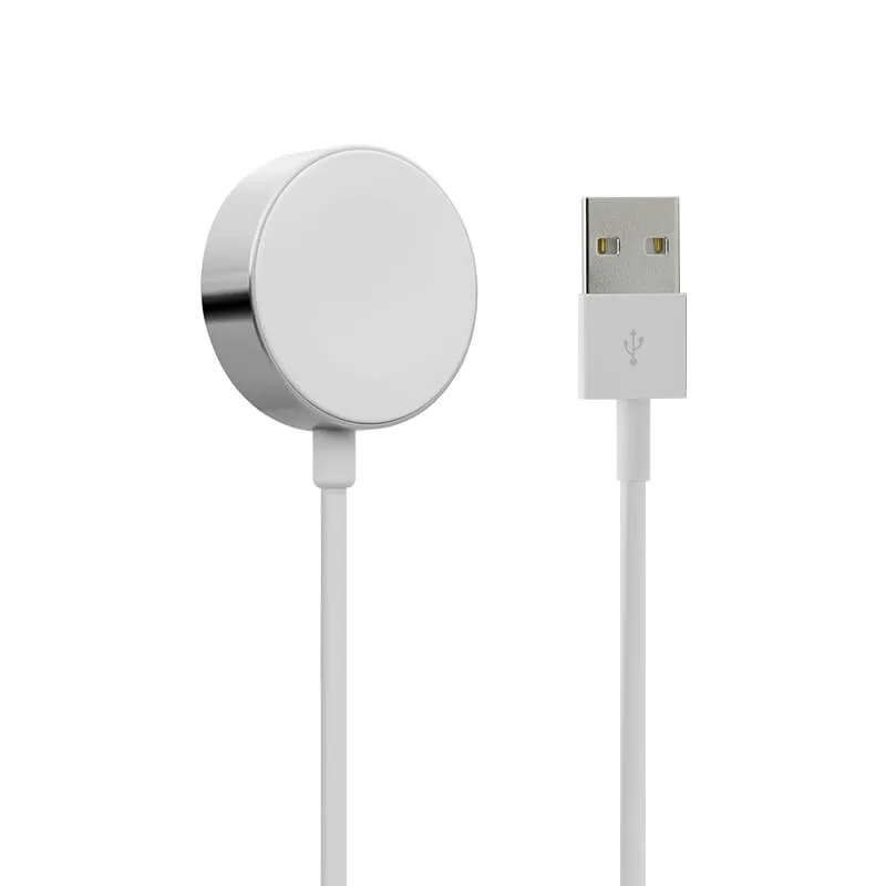 Carregador USB portátil com carregador sem fios magnético para a série iWatch Se/7/6/5/4/3/2/1