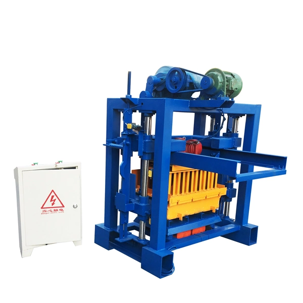 Paving Block Making Machine Qt40-2 Mannual Interlocking Brick Making Machine