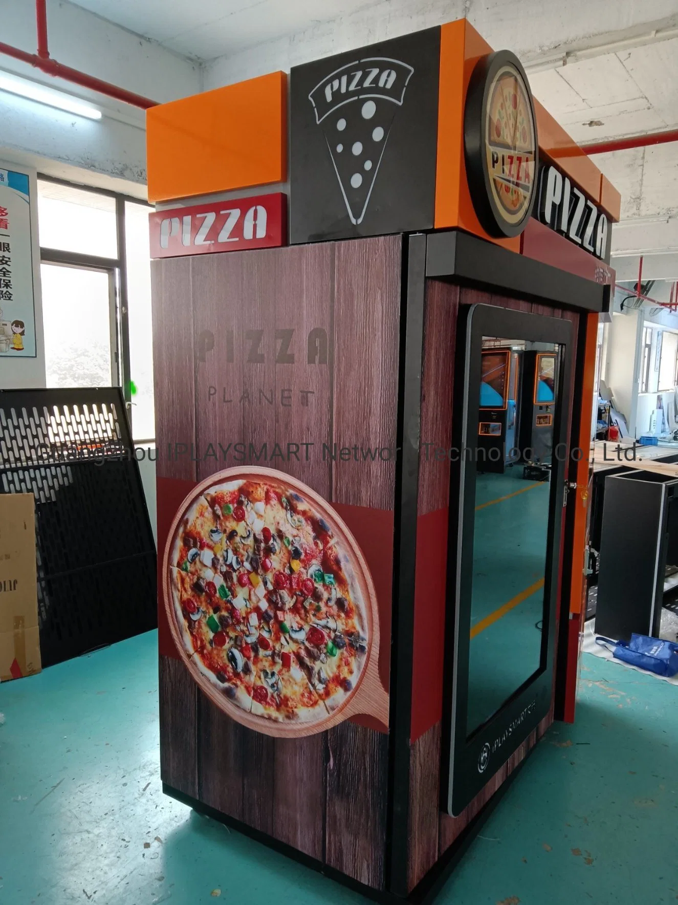 High-Tech Pizza Vending Machine