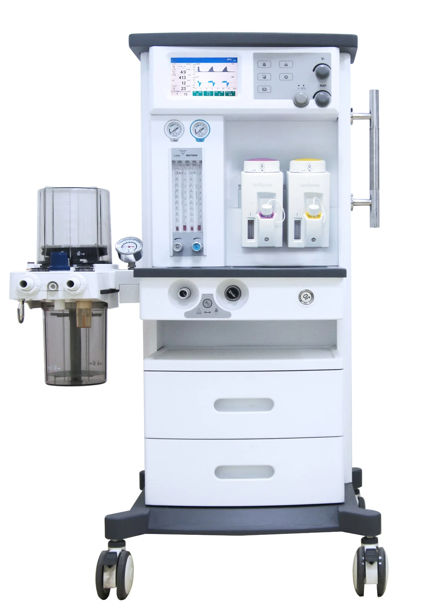 Popular Medical Products Patient Control Medical Equipment Portable Anesthesia Machine S6100d Big Monitor