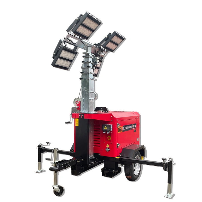 8m LED Manual Lighting Tower