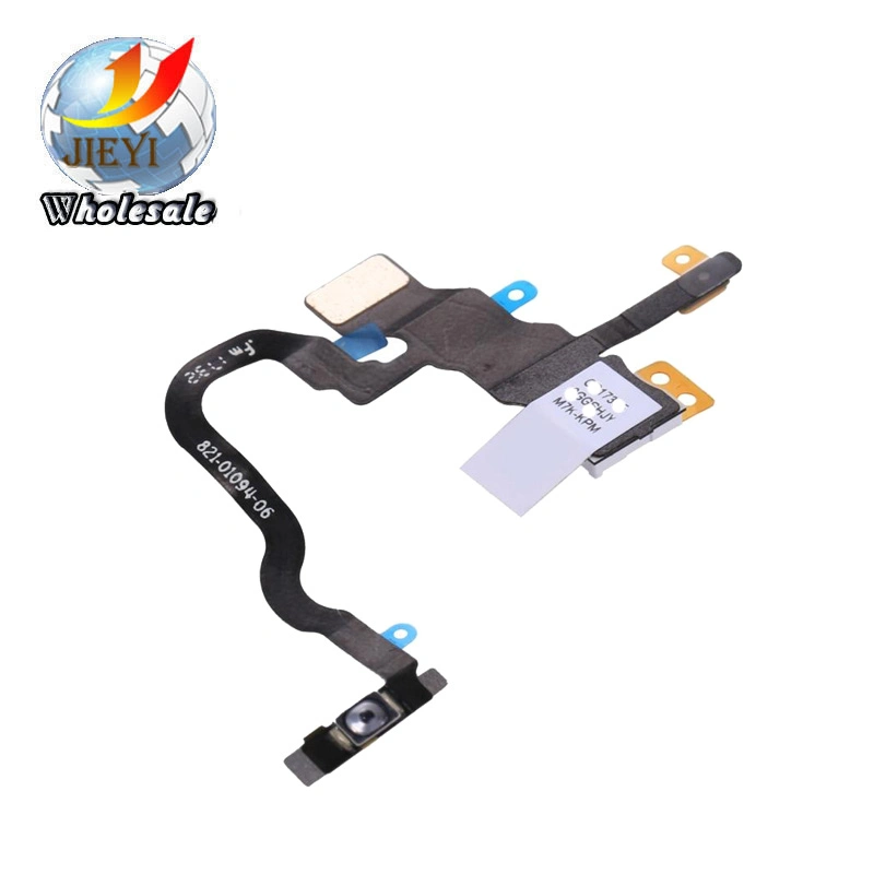 Mobile Phone Accessories for iPhone X Power Button Flex Cable Button Light Microphone Holder Pre Assembly