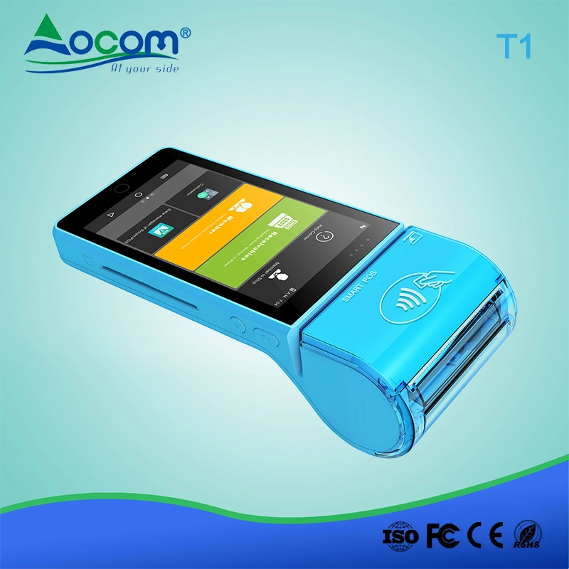 Wireless Android Prepaid Card POS Terminal with SIM Card Slot