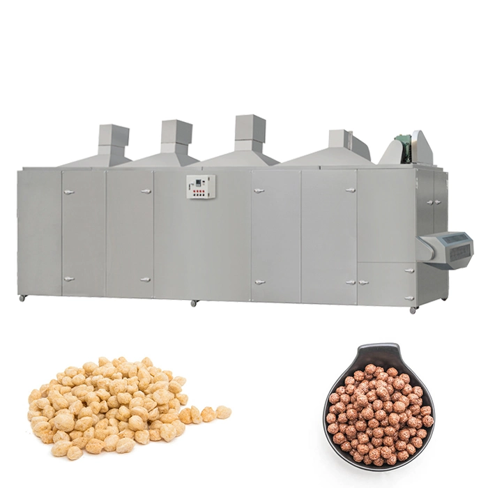 Manufacturing Rice Puffed Corn Snacks Machine Rice Puff Making Machine