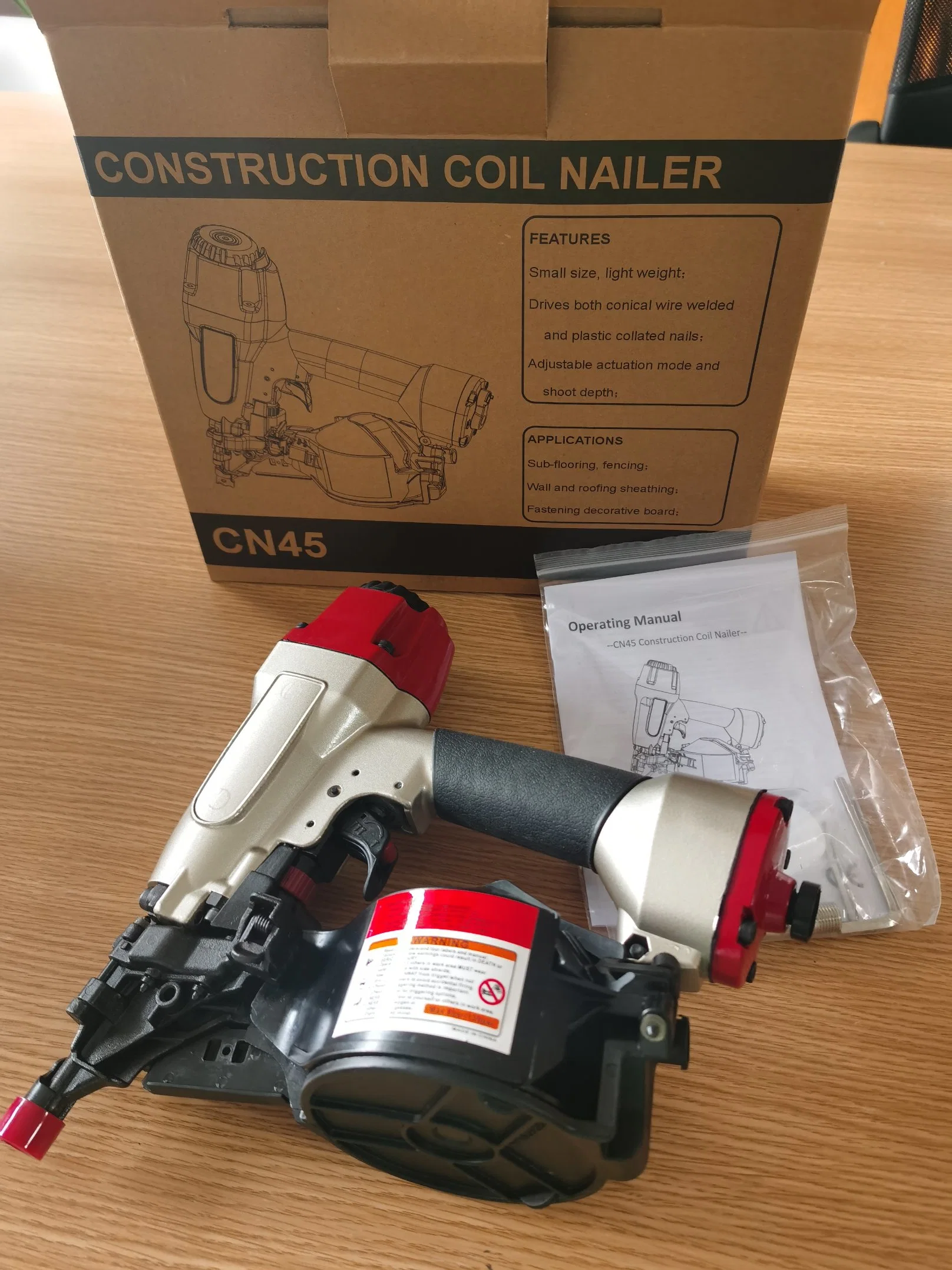 Cn45 Spulennagler Air Power Tool für Dachummantelung