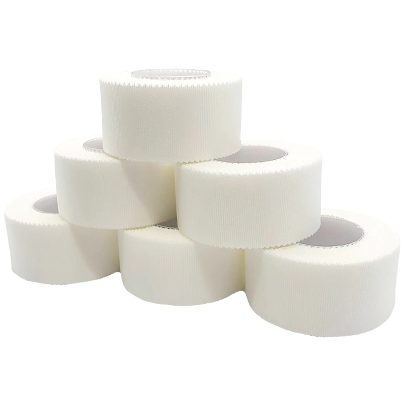 Hospital Use CE Approved Skin Color Plastic Core Medical Adhesive Silk Tape