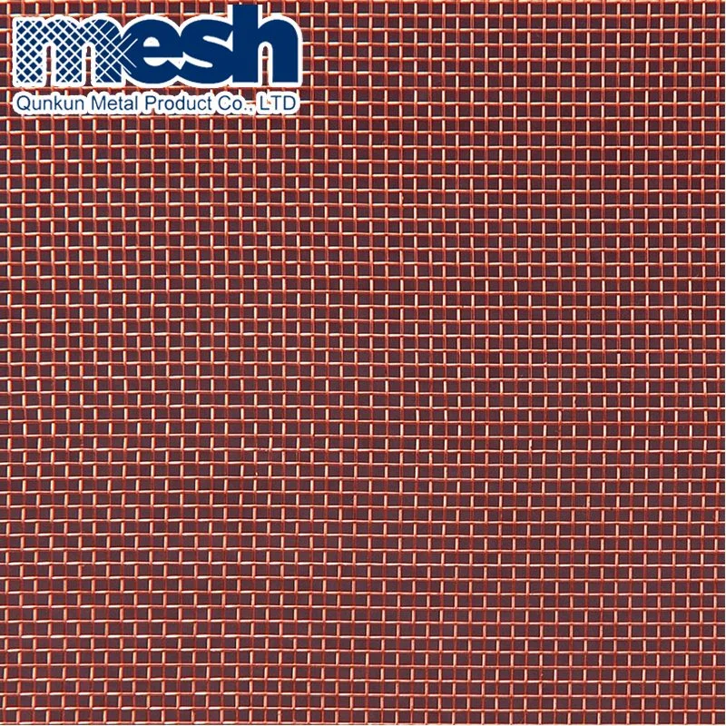 Weaving Red Copper Wire Mesh Filter for Wine Distiller