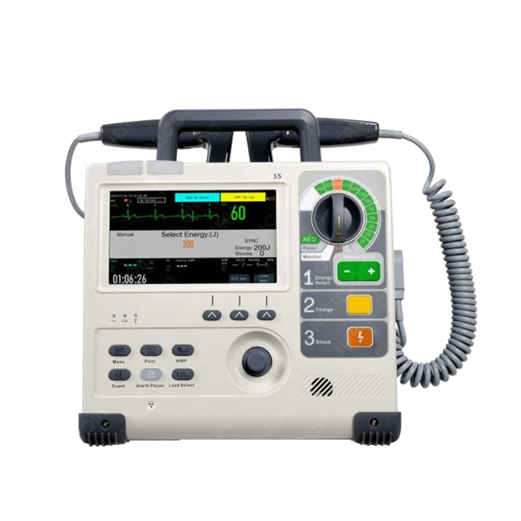 New Style Hospital Equipment ICU Room Portable Defibrillator