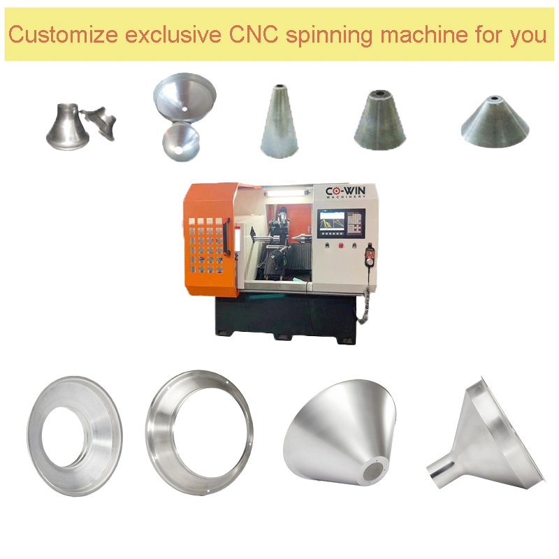 Powerful Vertical Aluminum Pot CNC Metal Spinning and Forming Machine