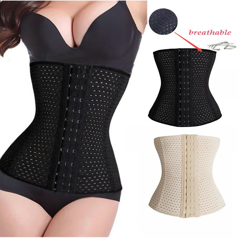 Waist Trainer Belt Corsets Steel Boned Body Shaper Women Postpartum Band Sexy Bustiers