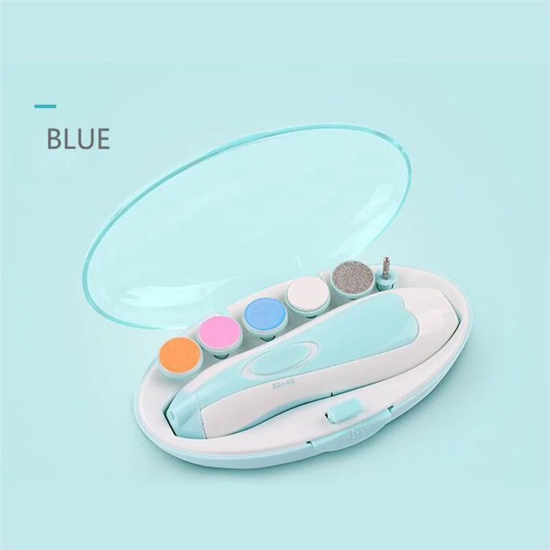 New Baby Electric Nail Trimmer Kids Nail Polisher Tool Newborn Care Kit Manicure Set Infant Simple Safe Nail Polish for Nail Beauty