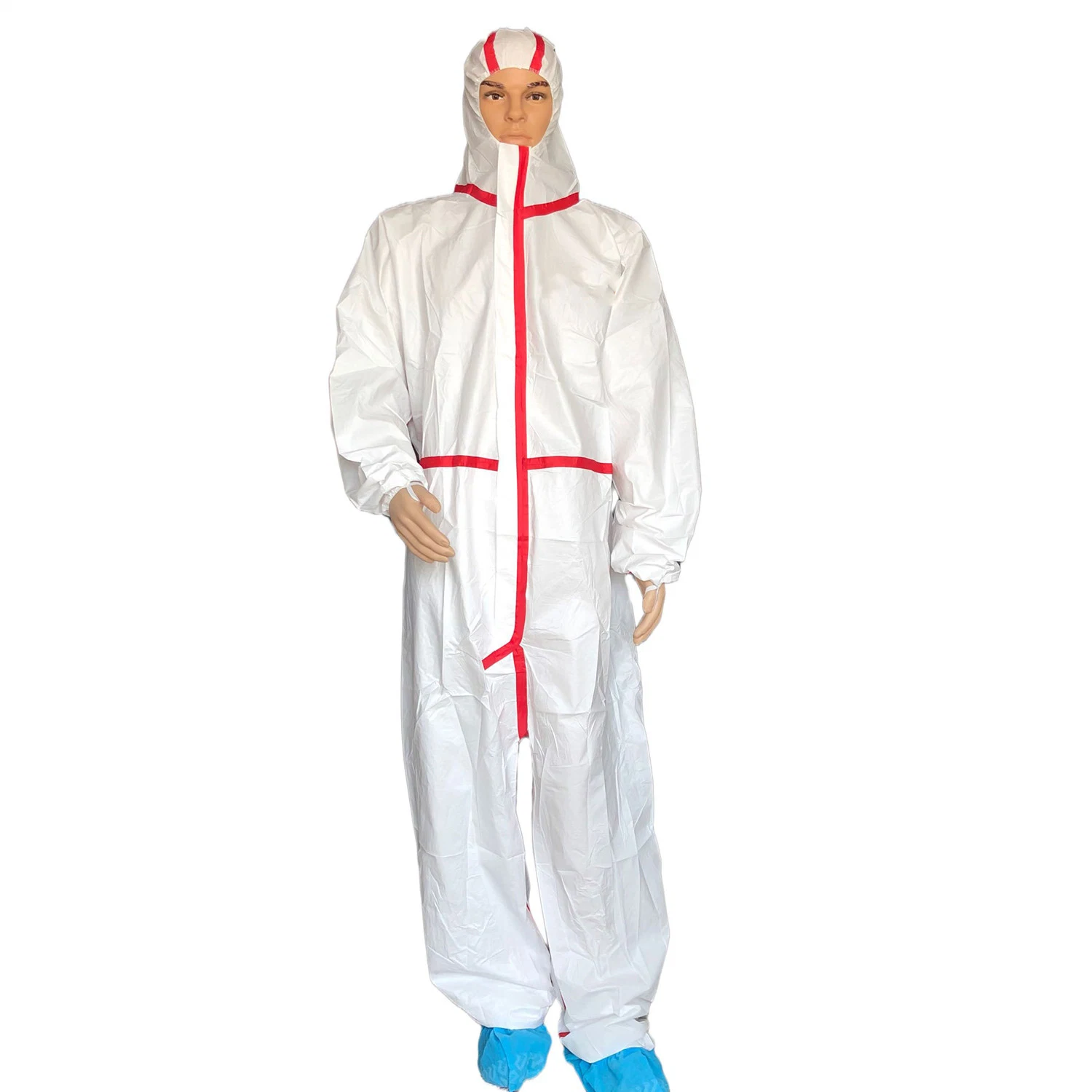 Type 4 5 6 Disposable Safety Full Body Protection Suit Coverall Clothing