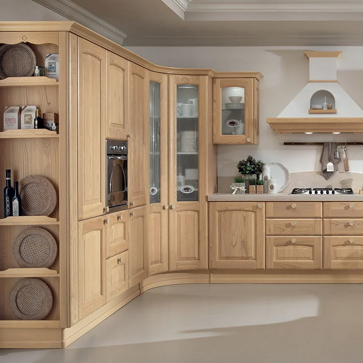 Muebles de alta calidad de la cocina de madera maciza clásico