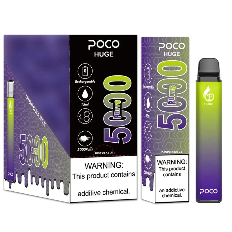 Poco 5000 Puffs Disposable/Chargeable Vape E Cigarette