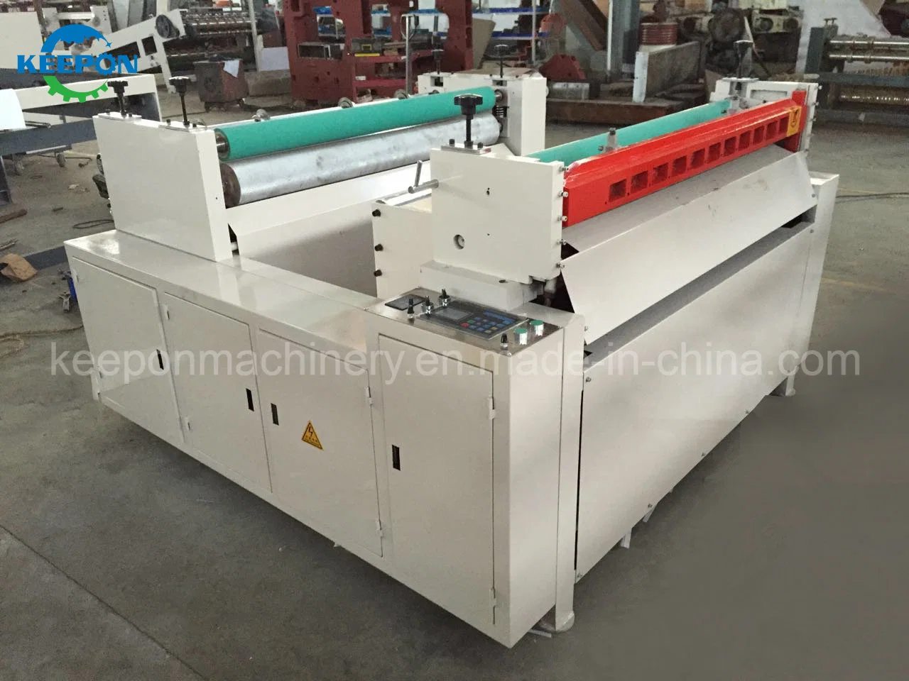 Vacuum Fingerless Single Face Corrugated Paper Cardboard Making Machine (QWJ-1300/1600)