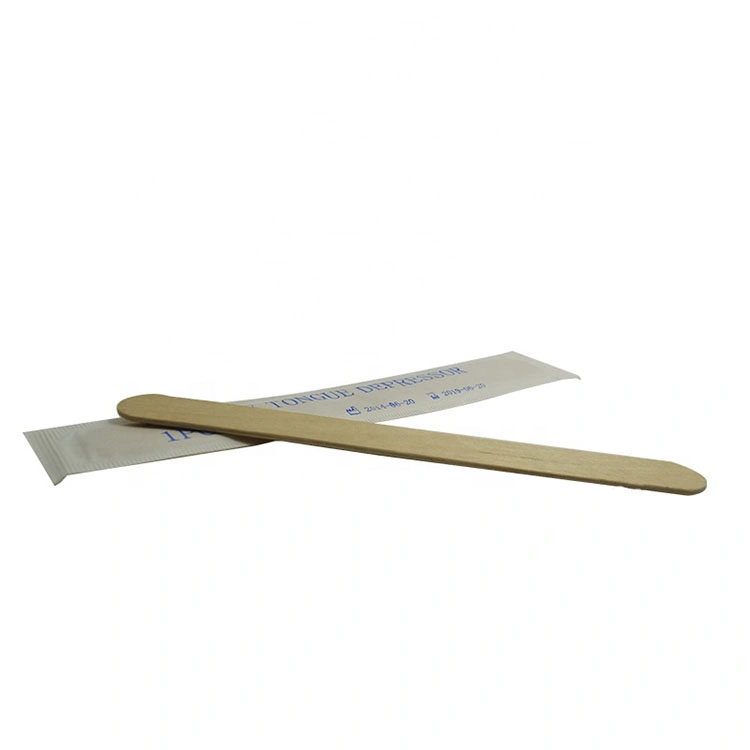 CE&ISO Medical Sterile Disposable Wooden Tongue Depressor