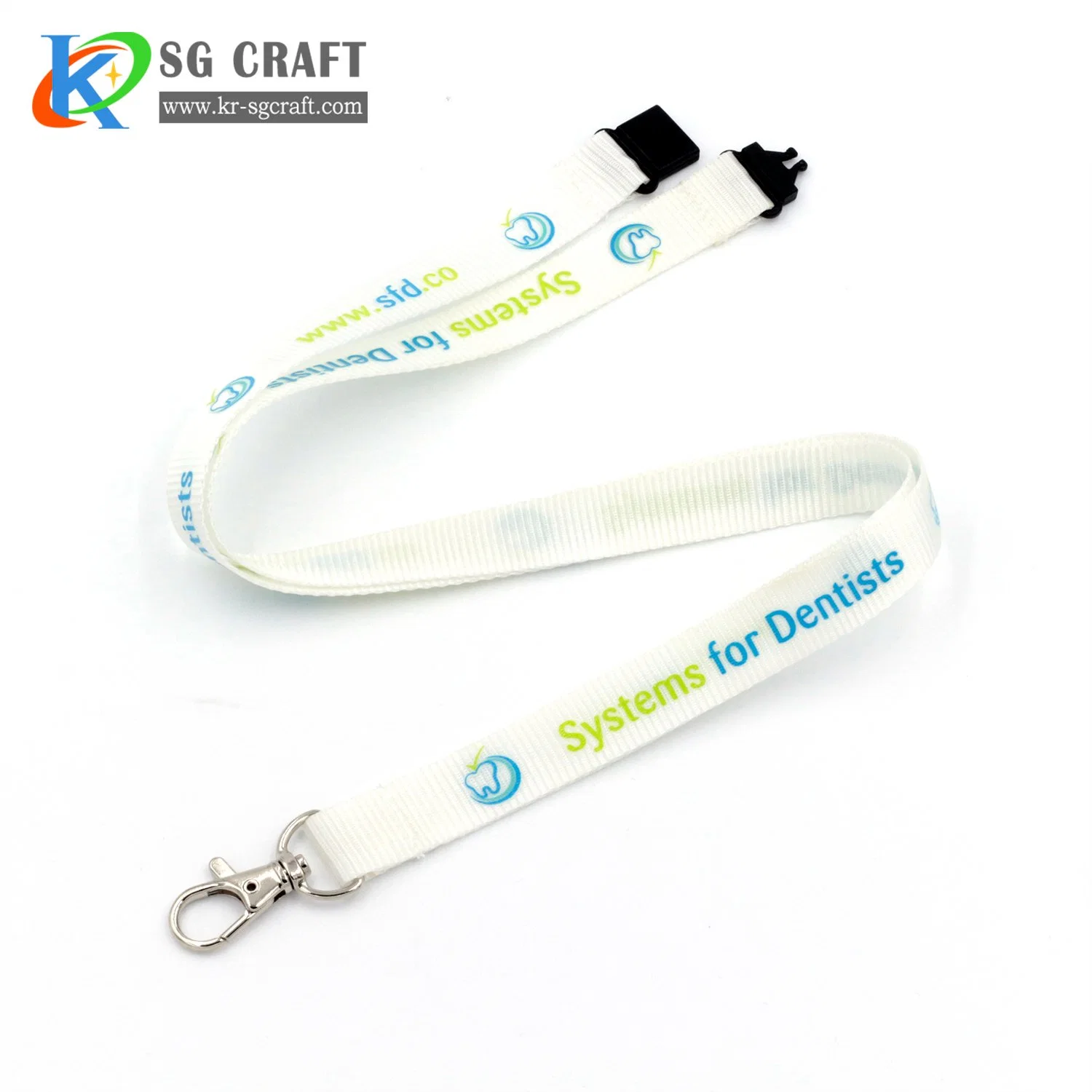 Wholesale/Supplier Factory Price Printed ID Card Holder Customized Individual Colorful Woven Nylong Heat Transfer Lanyard with High quality/High cost performance 