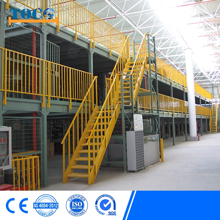 Steel Platform Raised Floor Mezzanine Rack Multi Tier Storage Factory