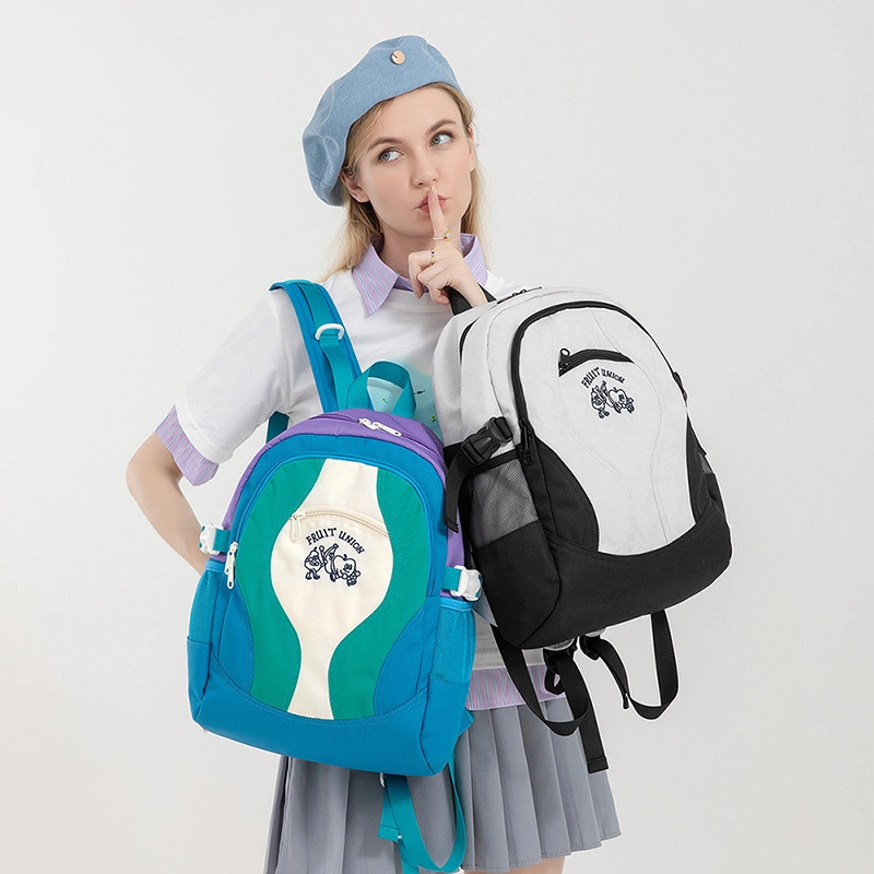 Existing Goods Retro Commuter Simplicity Large-Capacity Shoulder School Backpack