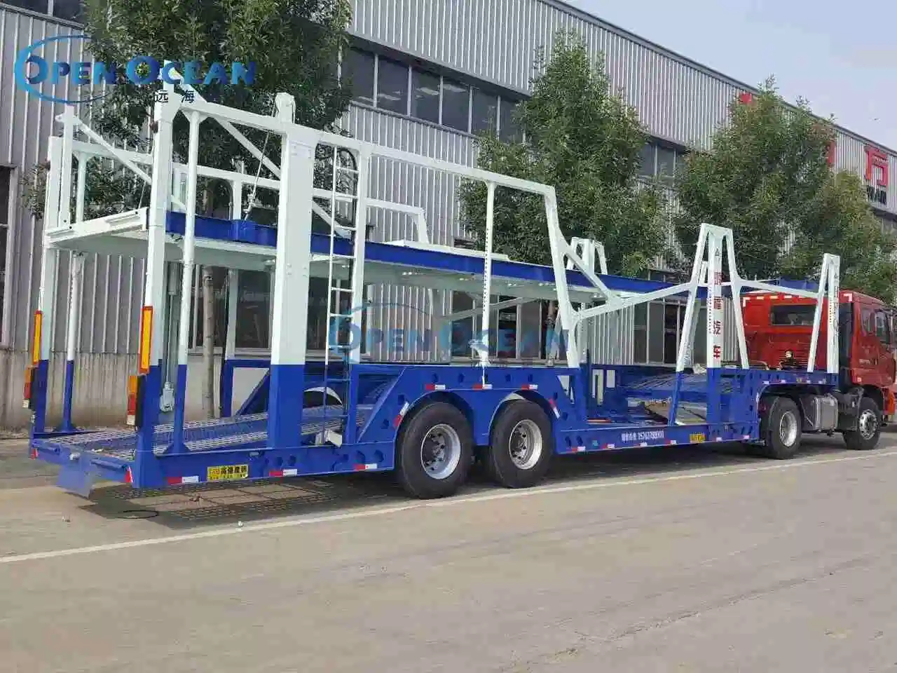 The Best-Selling 3-Axle 13m Fence Semi-Trailer Is Suitable for Road Freight Transportation