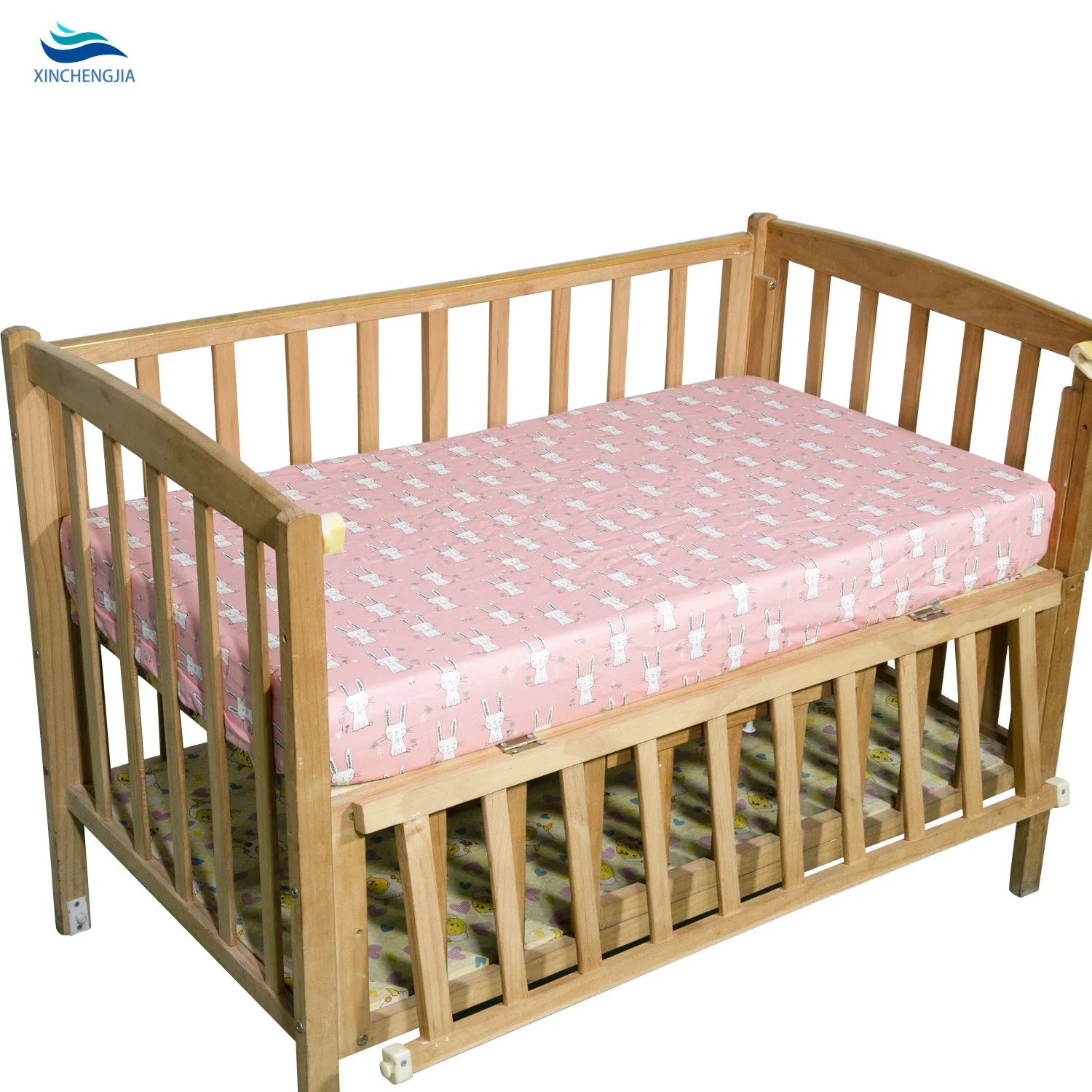 Exclusive for Cross-Border Children's Waterproof Bedspread Brushed Cloth Quilted Mattress Protector Crib Fitted Sheet