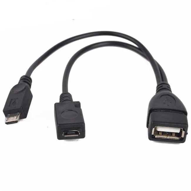 Cable adaptador OTG micro USB 2 en 1 para incendio TV Stick