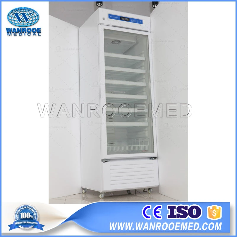 Yc-395L Hospital Laboratory Single Door 2-8 Degree Deep Blood Bank Refrigerator Medical Vaccine Freezer