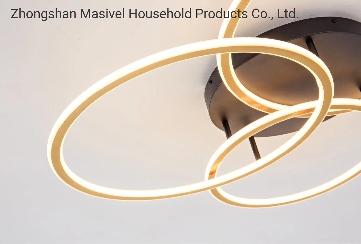 Masivel Factory CE SAA Certificated 3-Ring Type LED Ceiling Light 100W