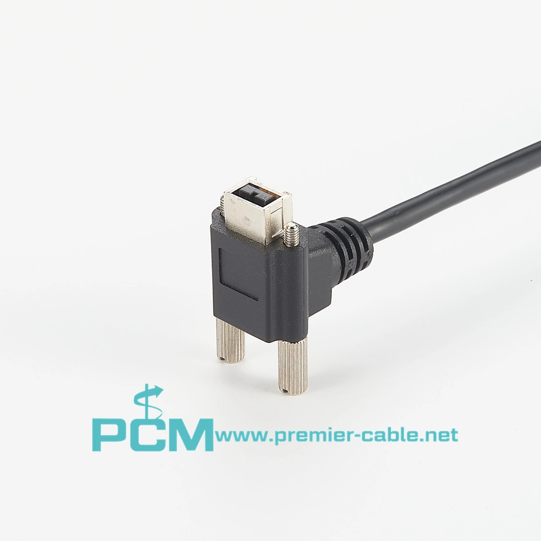 Cabo Firewire Macho de 9 Pinos 90° Ângulo Direito com parafuso