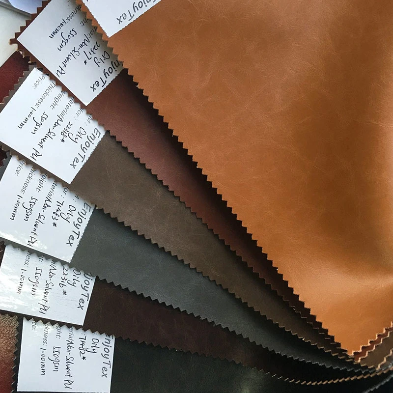 Artificial Synthetic Imitation Faux Leather for Decoration-Oily
