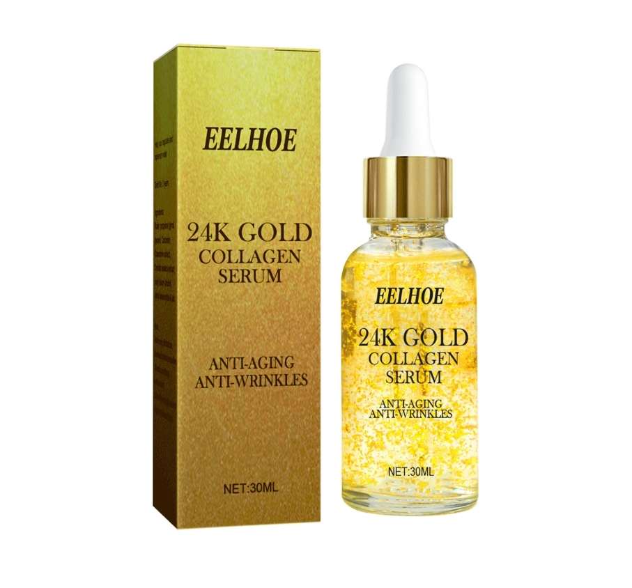 Neu Ankunfts Luxus 24K Gold Serum 24K Anti Falten Brightening Hautfeuchtigkeitsspendende Gesichtsserum