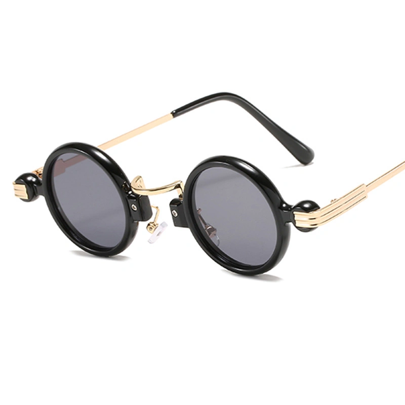 نظارات شمسية دائرية صغيرة مخصصة لـ UV400 Retro Steampunk بالجملة الرجال والنساء