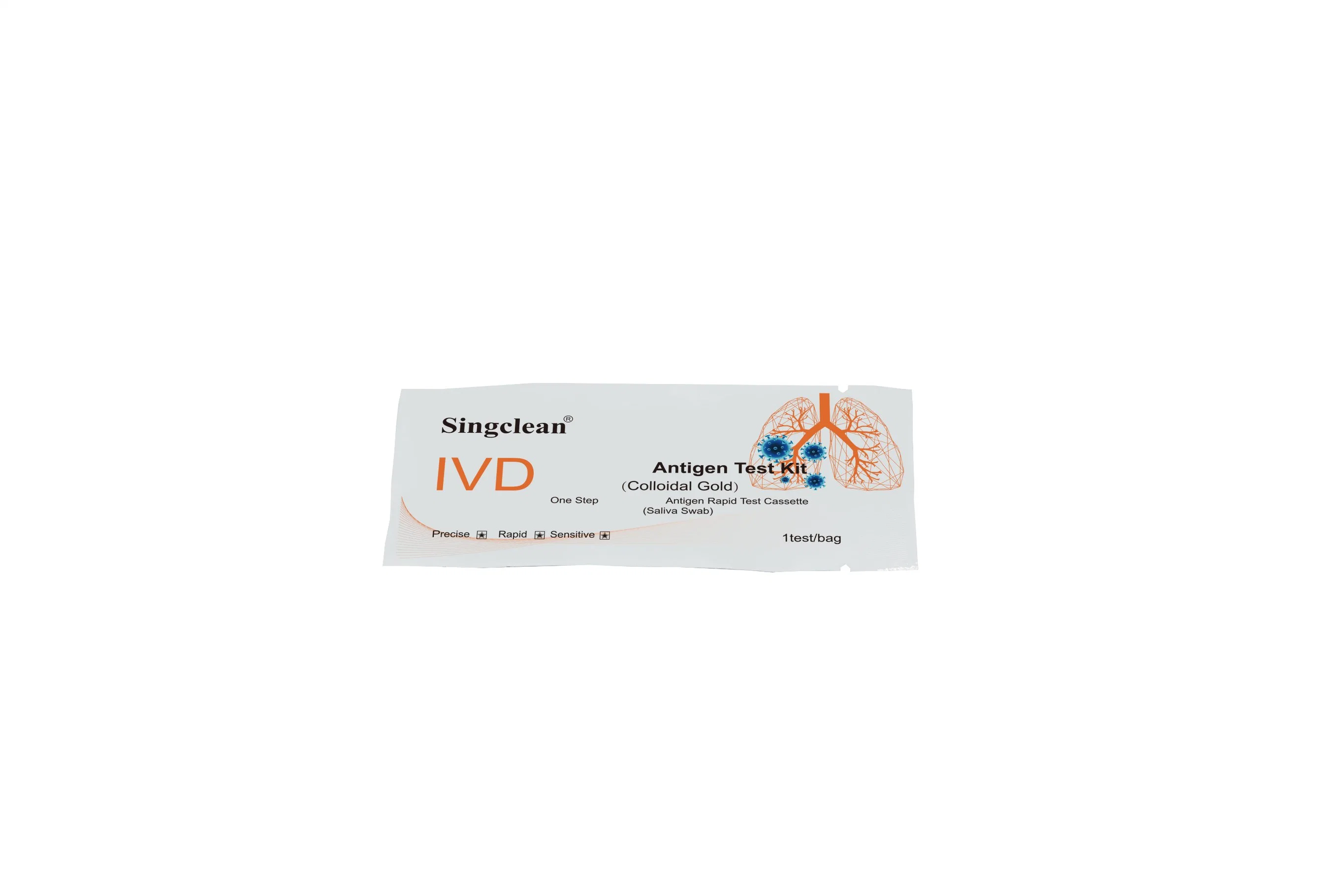 Singclean High Accurac IVD saliva antígeno nasal de prueba rápida para Enfermedades infecciosas