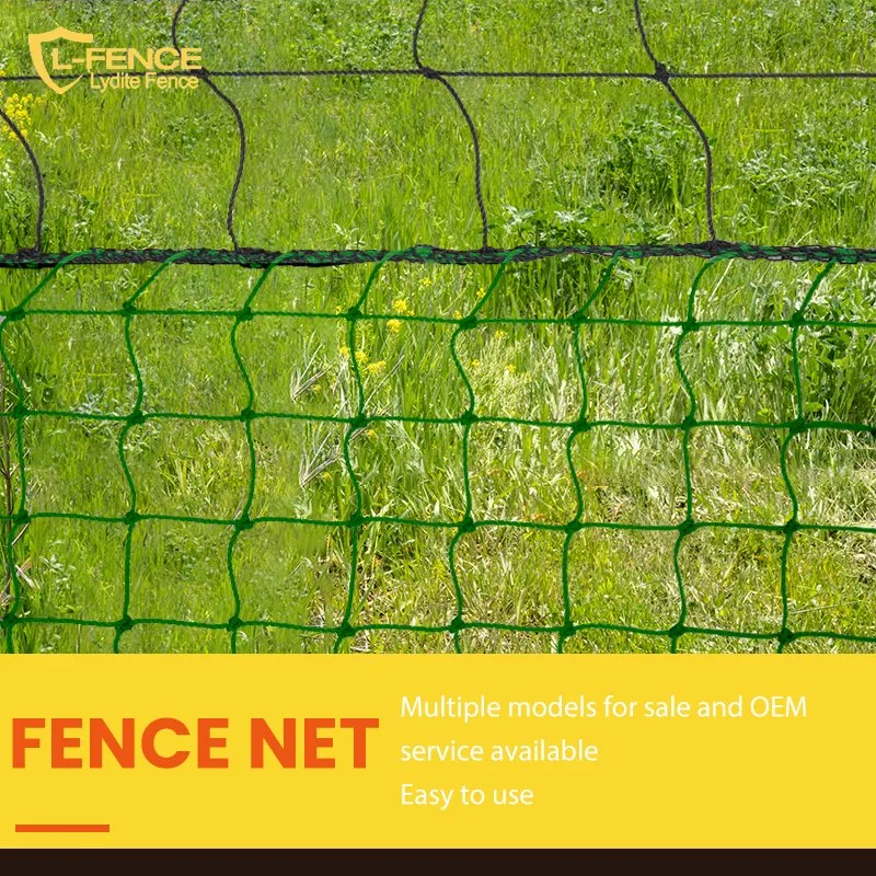 Lydite OEM Service Plastic with Double-Spiked Stakes Fence Net for Poultries Farm