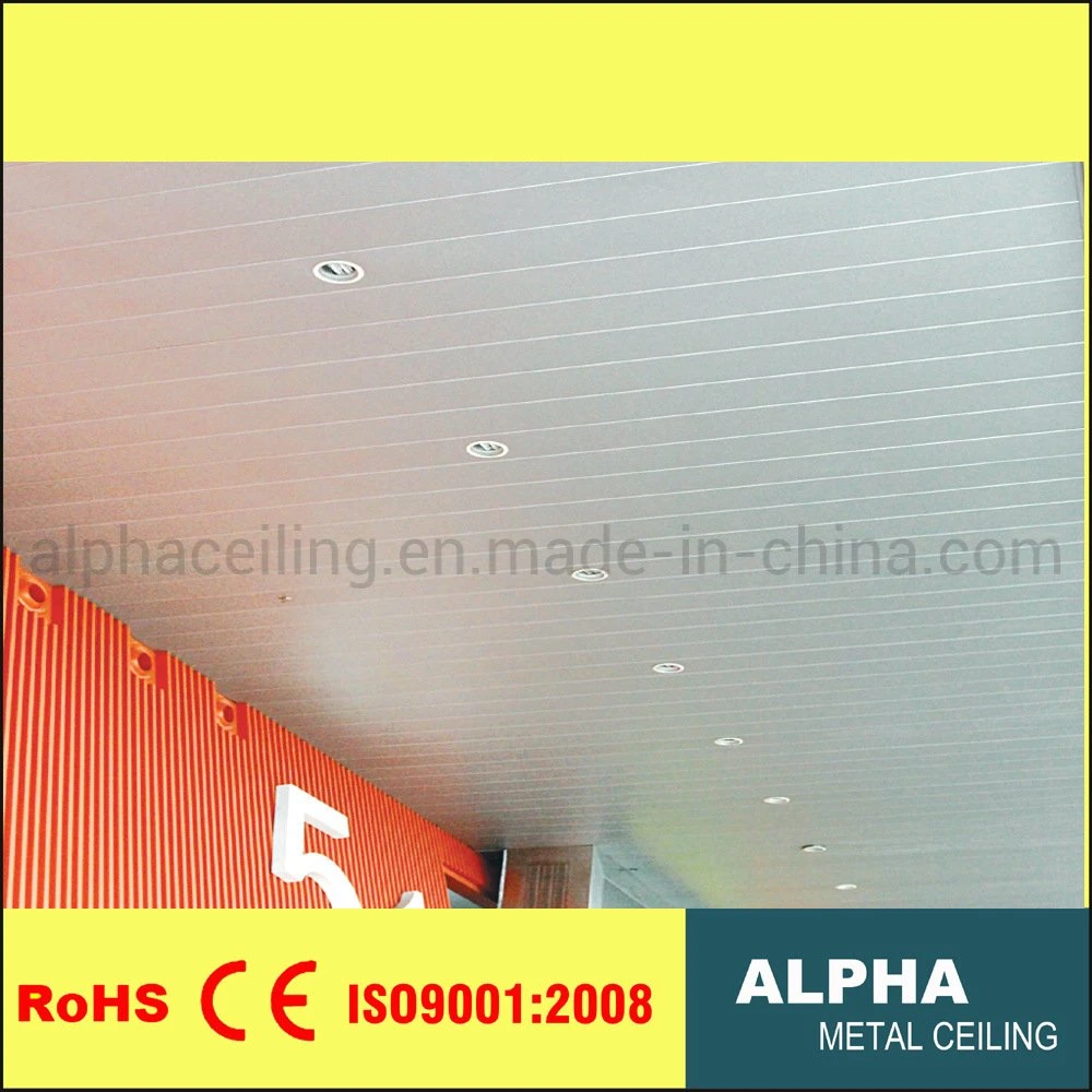 Lineales de metal de aluminio H Strip falso techo suspendido PANEL DECORATIVO