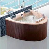 2 Person SPA Small Freestanding Whirlpool Acrylic Hot Tub Massage Bathtub