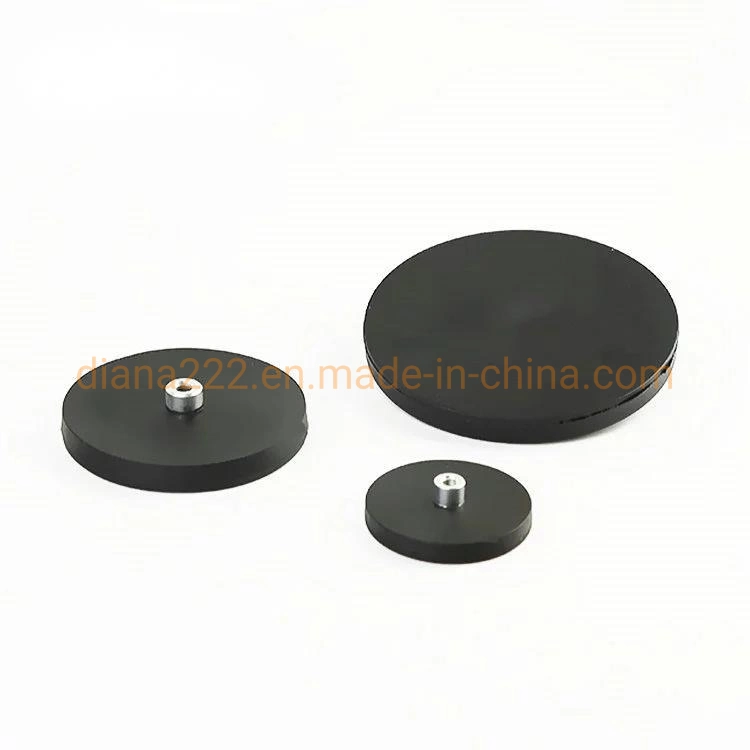 D88mm Rubber Coated Neodymium Magnet/Pot Magnet Rubber Base