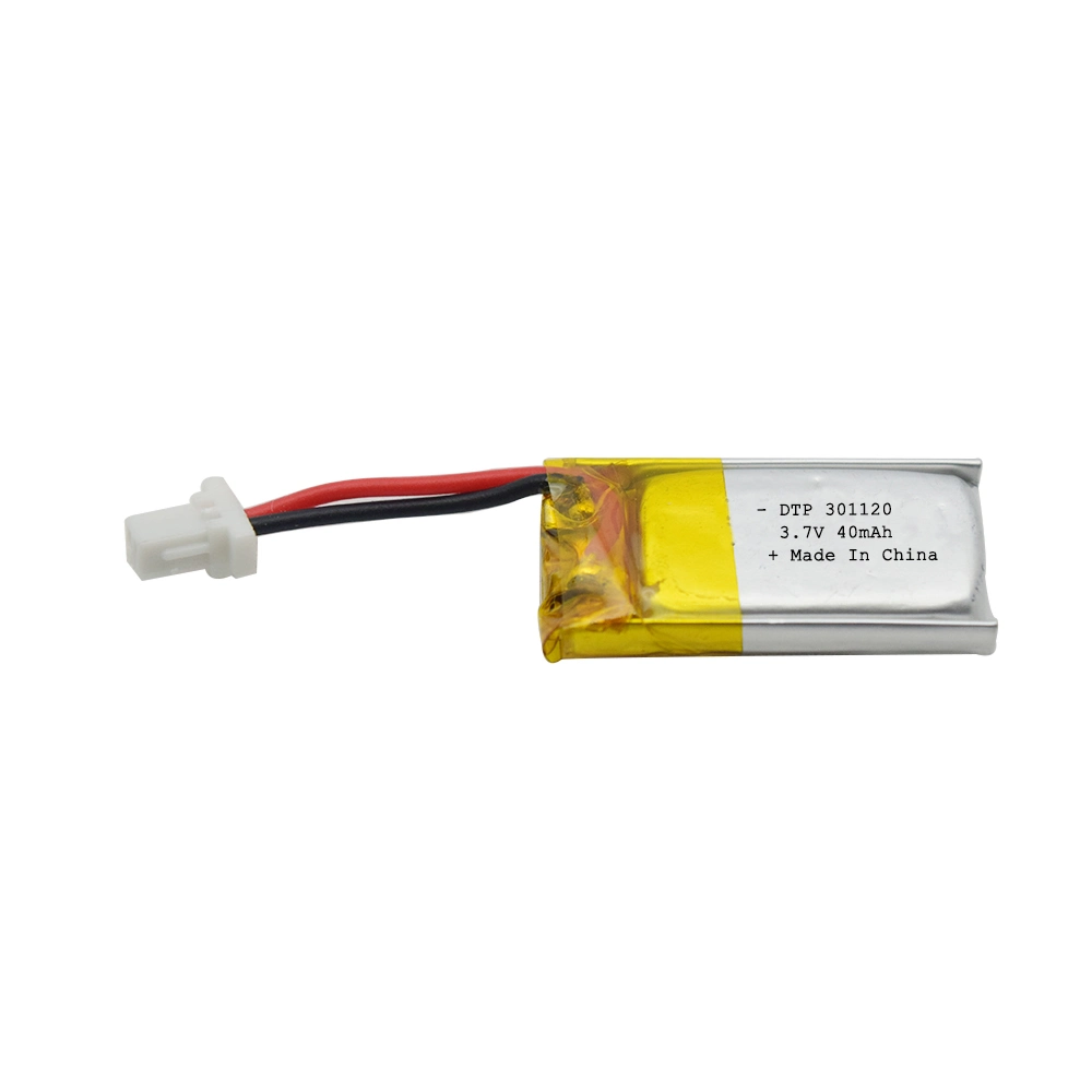 3.7V 40mAh Lithium Polymer Battery for Mini Fan