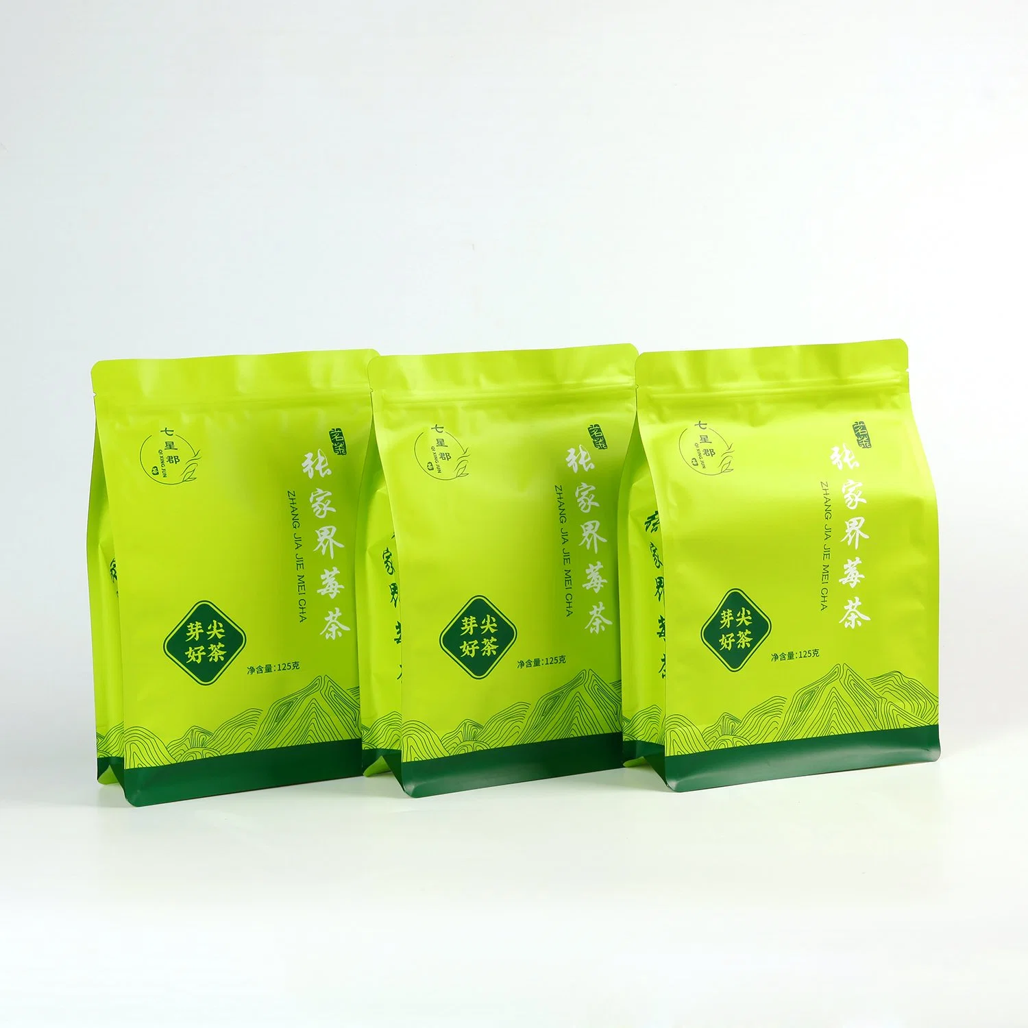 Green Food Packaging Bag Leisure Activities Outdoor Snack Packaging Bag