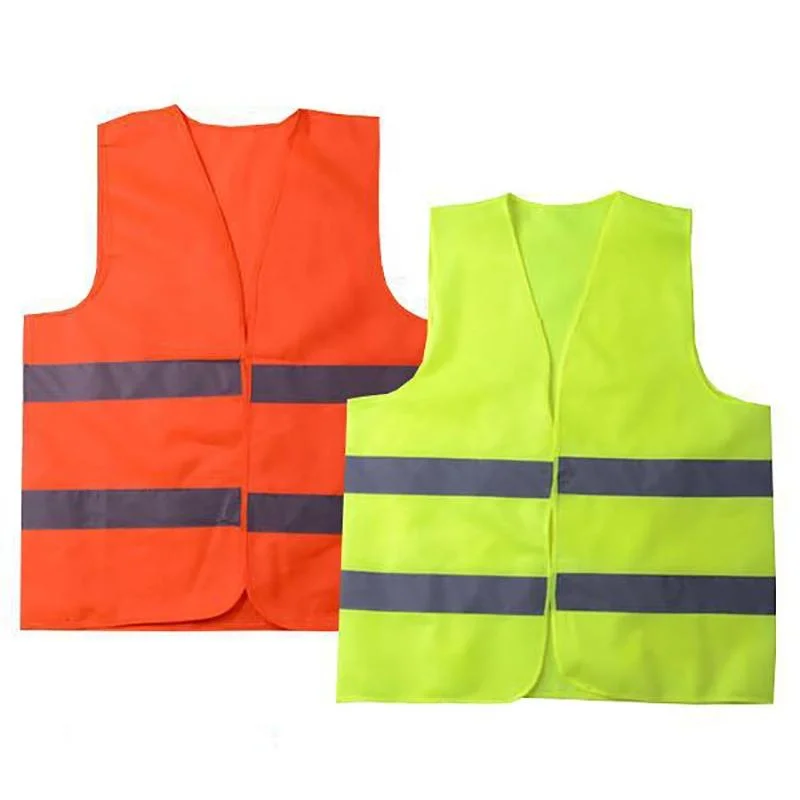 Customized Logo 100% Polyester Security Guard High Visibility Reflective Vest