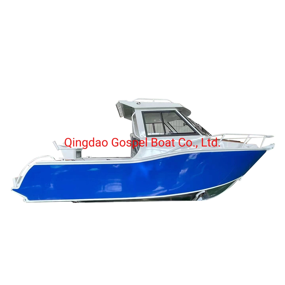 China Factory Full Welded 6.2m Profisher Aluminum Aluminium Boats for Fishing Speed Yacht Motor Boat