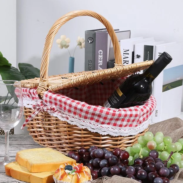 Cute Picnic Basket Toy for Kids Gift Storage Basket