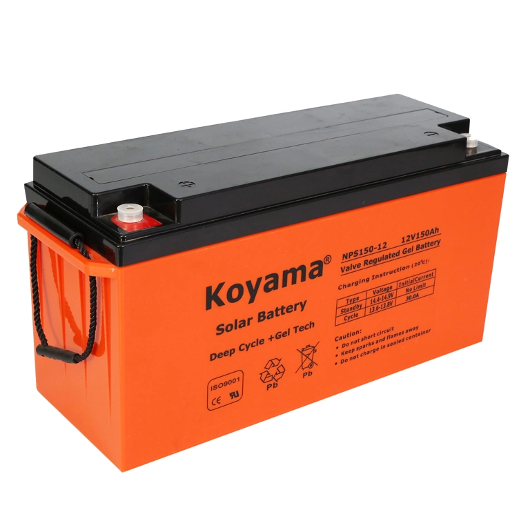 Long Life Solar Power Storage 12V Floating 150ah Storage Battery