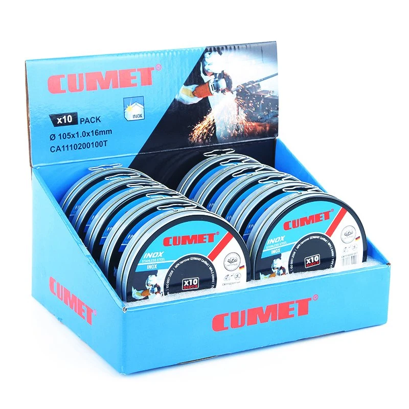 Cumet 4&rdquor; Cutting Disc for Inox Metal Steel Abrasive