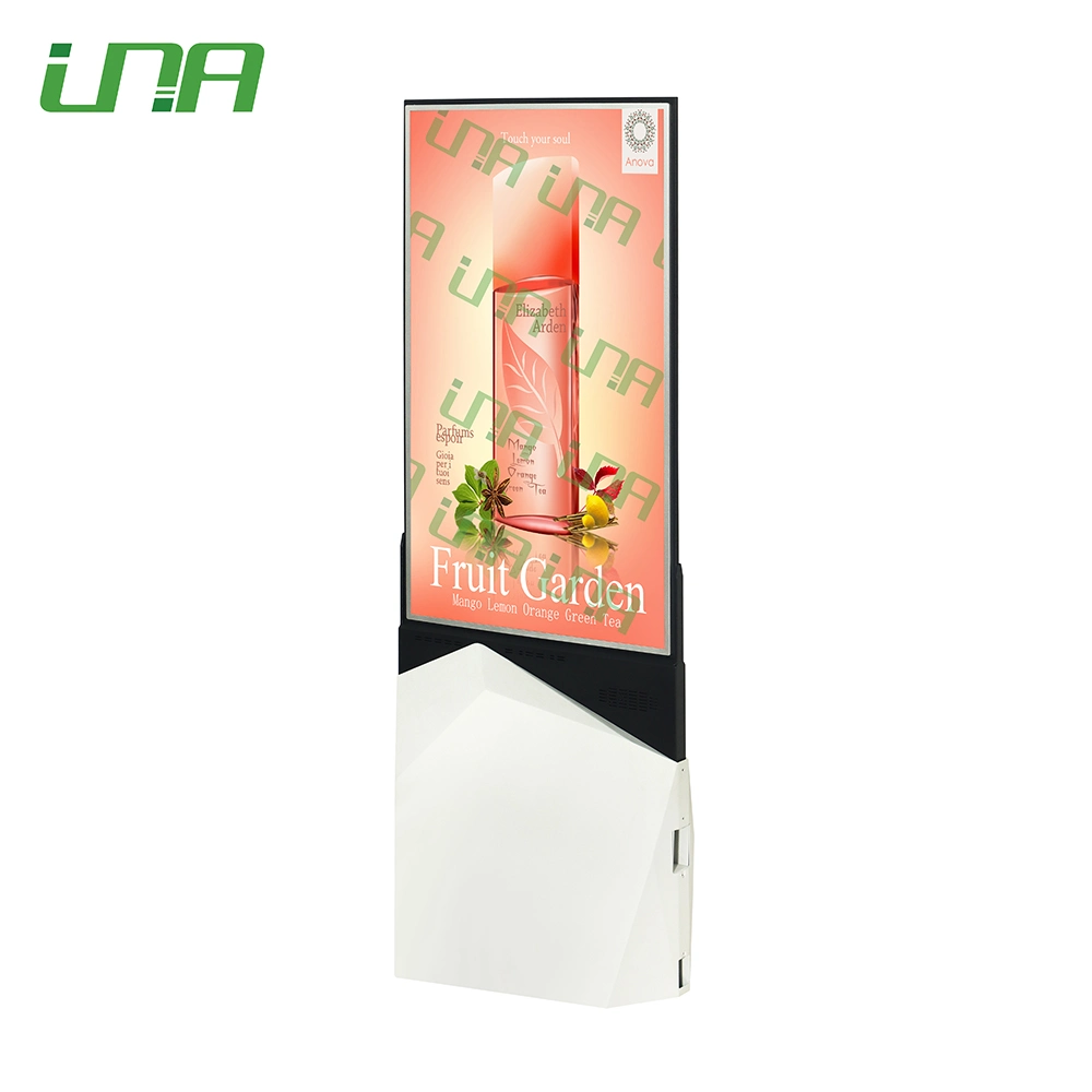 Floor Standing 21mm Thickness Double-Sided Luxury Commercial Ads LCD Digital Display Screen