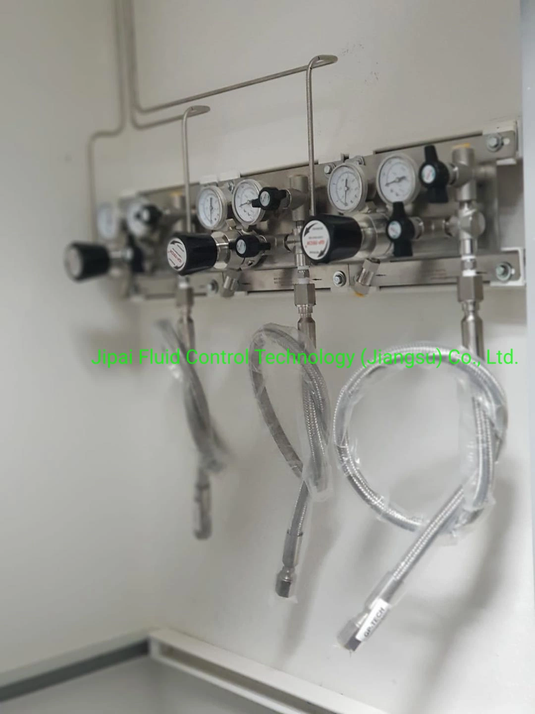 Nai Lok 3000 Psig Stainless Steel Laboratory Gas Regulator Primary Double Gauge Pressure Reducing for Gas Generator Nitrogen Oxygen